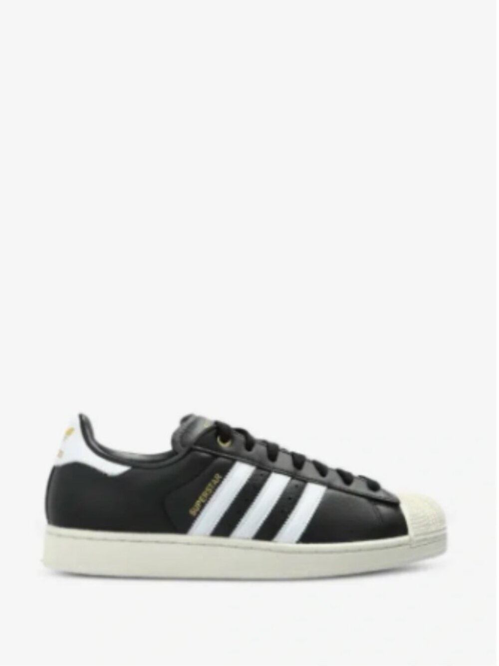 adidas Black and White Superstar II Low-Top Sneakers
